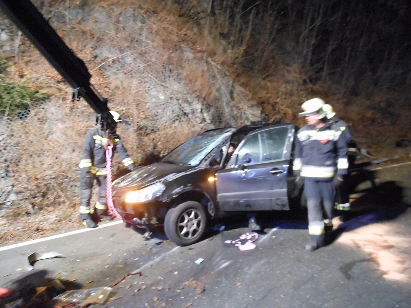 Verkehrsunfall auf der Grödnestraße bei Brembach