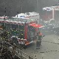 Brand im Betriebsgebäude eines Reifenhändlers