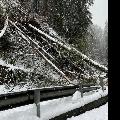 Verkehrsbehinderungen durch starke Schneefälle