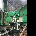 Häckselmaschine gerät in Brand