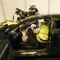 Verkehrsunfall mit eingeklemmter Person