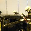 Verkehrsunfall mit eingeklemmter Person