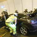 Verkehrsunfall mit eingeklemmter Person