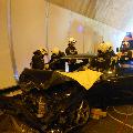 Verkehrsunfall mit eingeklemmter Person