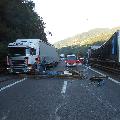 Lkw-Unfall auf der Brennerautobahn