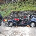 Verkehrsunfall mit eingeklemmter Person
